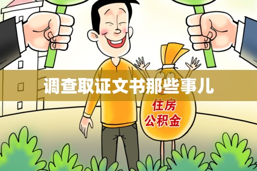 云霄调查取证文书那些事儿