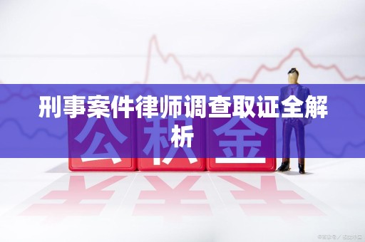 云霄刑事案件律师调查取证全解析