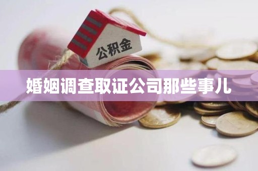云霄婚姻调查取证公司那些事儿