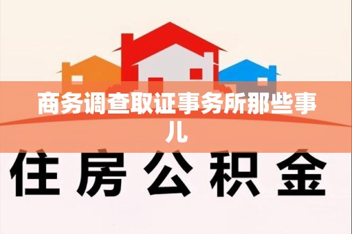 云霄商务调查取证事务所那些事儿
