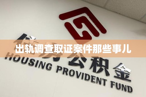 云霄出轨调查取证案件那些事儿