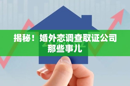 云霄揭秘！婚外恋调查取证公司那些事儿